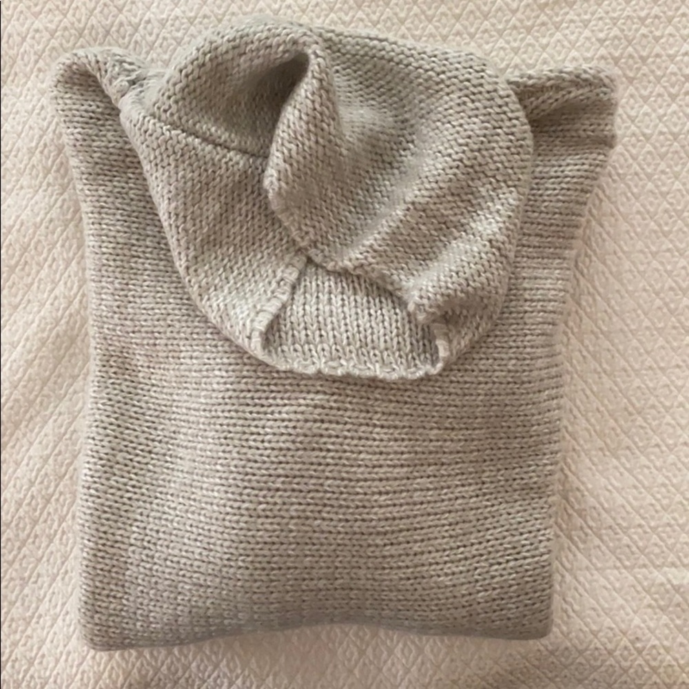 Oversized turtleneck sweater